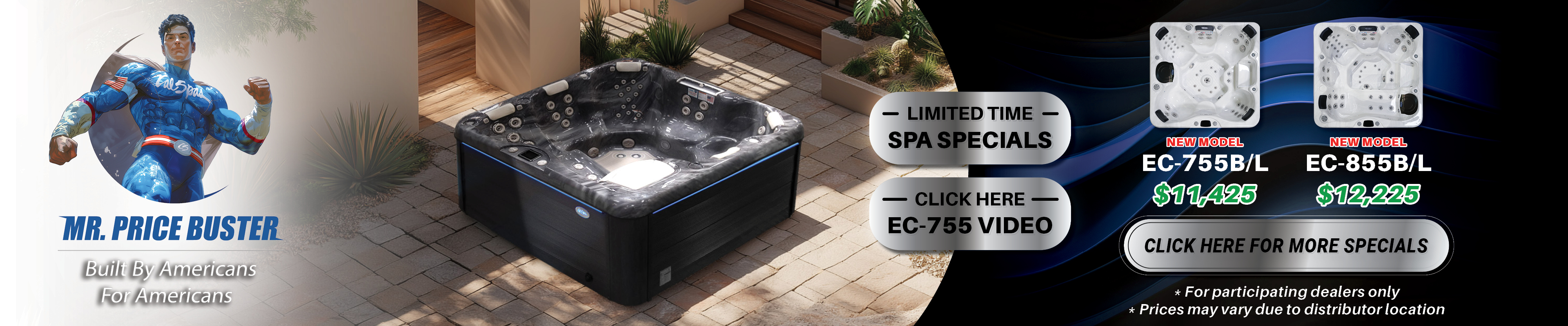 Calspas hot tub being used in a family setting - Fort McMurray