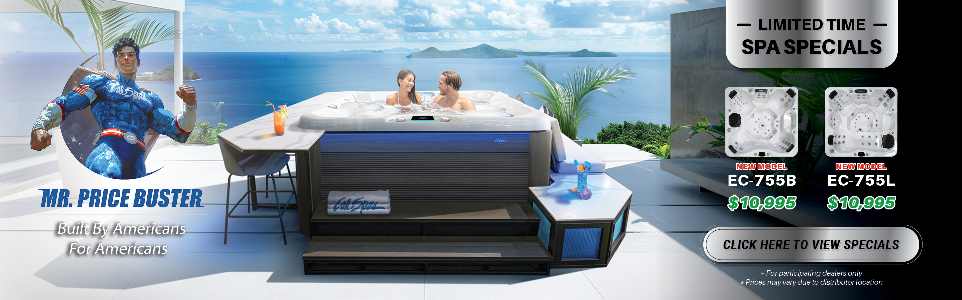 Calspas hot tub being used in a family setting - Fort McMurray